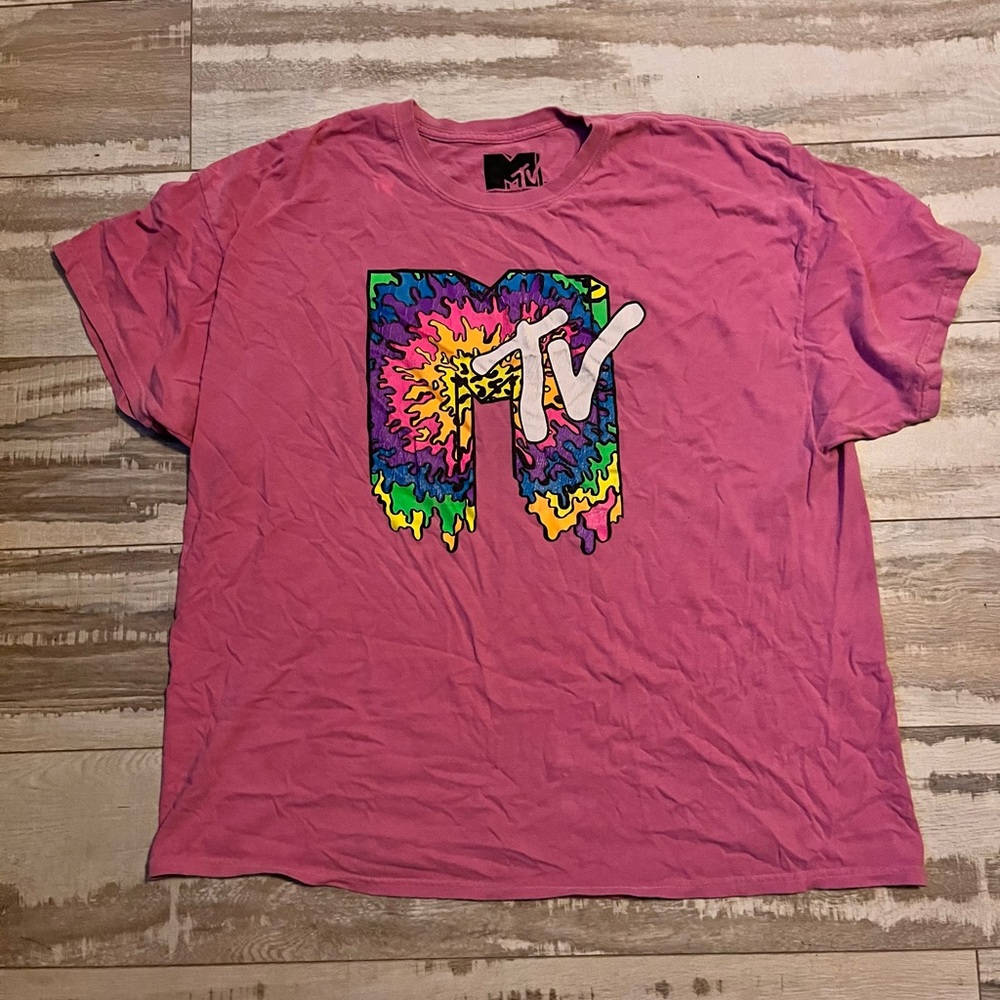 Pink MTV Graphic Tee